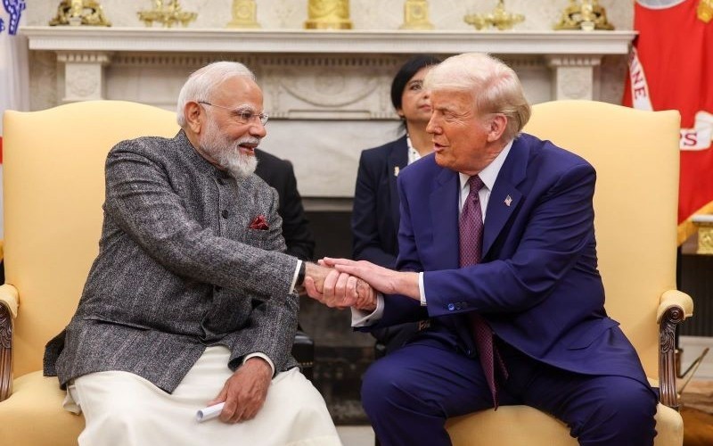 US President Trump claimed PM Modi had assured him India would stop buying Russian oil (PC: IndiaBlooms)