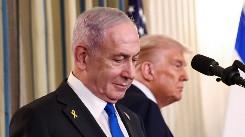 Donald Trump with Israeli Prime Minister Benjamin Netanyahu during an earlier meeting in Washington. Trump has urged Israel to accept the Gaza peace proposal as “a win.” (PC: The Jerusalem Post)