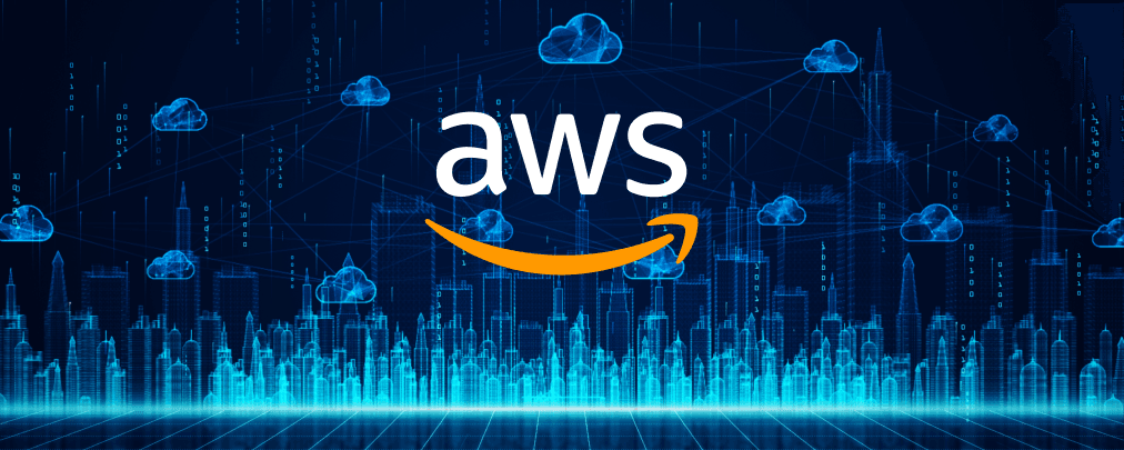 The Amazon Web Services (AWS) logo displayed against a digital cloud network backdrop. The global cloud giant faced a major outage on October 20, 2025, disrupting dozens of internet services and applications worldwide. (PC: Softkit)