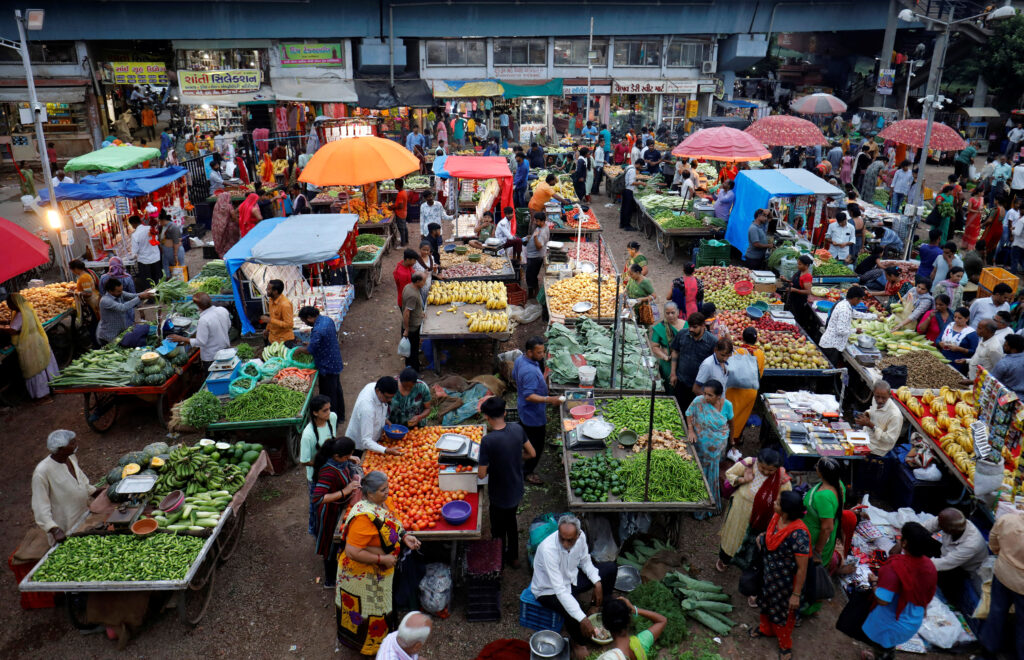 India’s retail inflation dropped to 1.54% in September 2025 — the lowest in over eight years — driven by a sharp fall in food prices and stable supply conditions across key sectors. (PC: REUTERS)