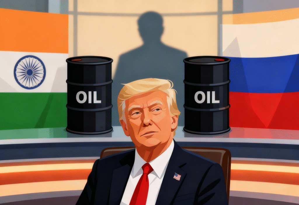 S President Donald Trump’s sanctions on Russian oil giants Rosneft and Lukoil are expected to hit India’s Reliance Industries and Nayara Energy, reducing crude supply and raising refining costs for Indian refiners. (Image: AI Generated)