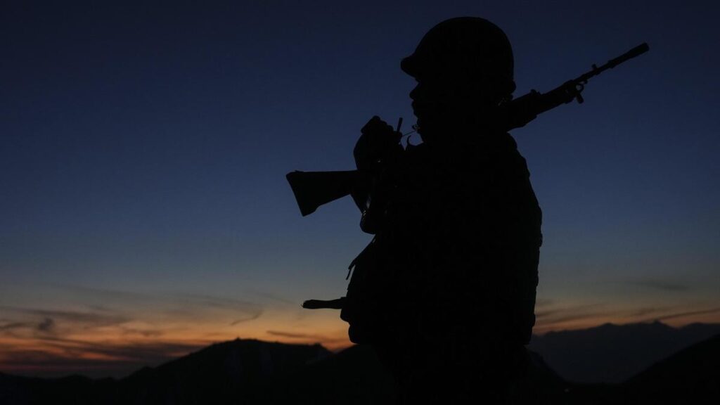 Indian Army personnel conduct search operations along the Line of Control in J&K’s Kupwara district after foiling a terrorist infiltration bid in the Keran sector. Two terrorists were neutralised in the encounter. (PC: PTI)