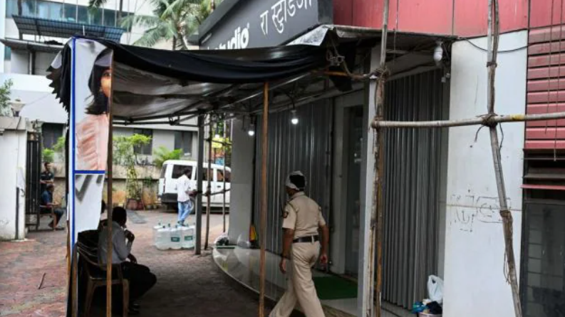 According to the police, Arya had a view of the front of the building but was unaware of a back entry. (Express Photo by Sankhadeep Banerjee)