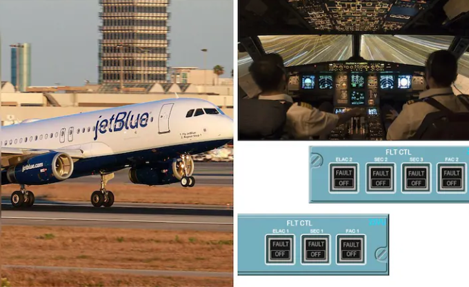 Recently, a JetBlue operated A320 encountered in-flight control issue due to computer malfunction.
