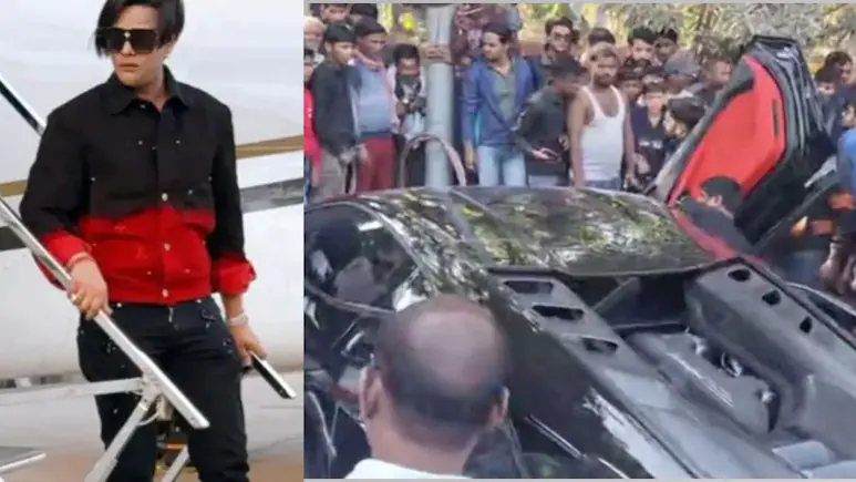 A Lamborghini Revuelto, one of the rarest and most powerful supercars in India, was seized by police after it crashed into multiple vehicles on Kanpur’s VIP Road, injuring several pedestrians and riders. (PC: NDTV)