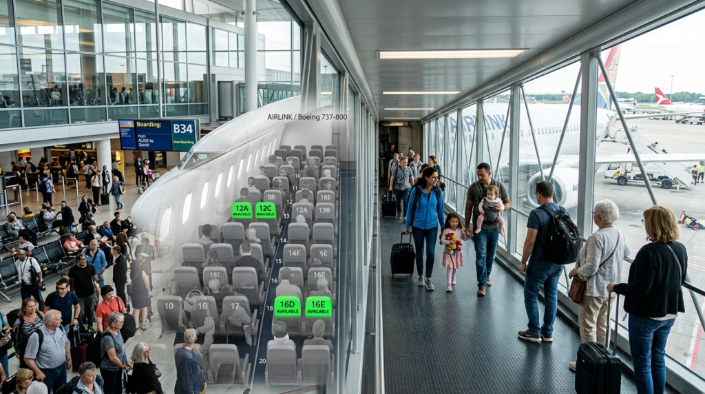 New aviation rules ensure 60% of airline seats are free to select, improving travel experience for passengers across India. (Image: AI Generated)